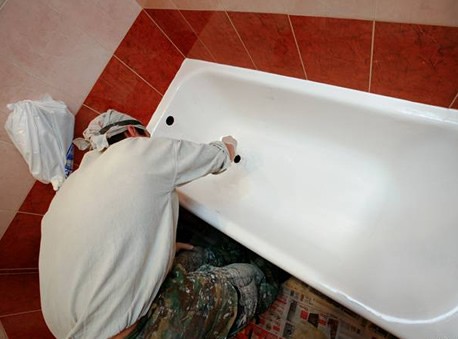 восстановление эмалевого покрытия ванны